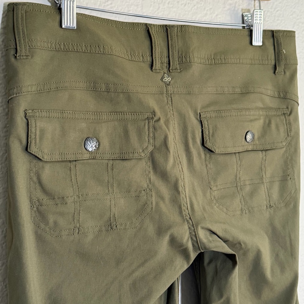 prAna Halle Pants Olive Green Utility Hiking Stretch Zion Women’s 8 - Picture 8 of 16